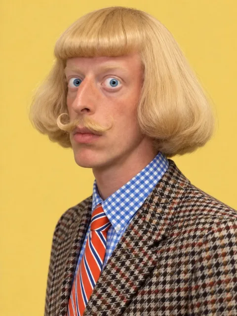 Mr. Twirlo, retrato de personagem gerado por IA